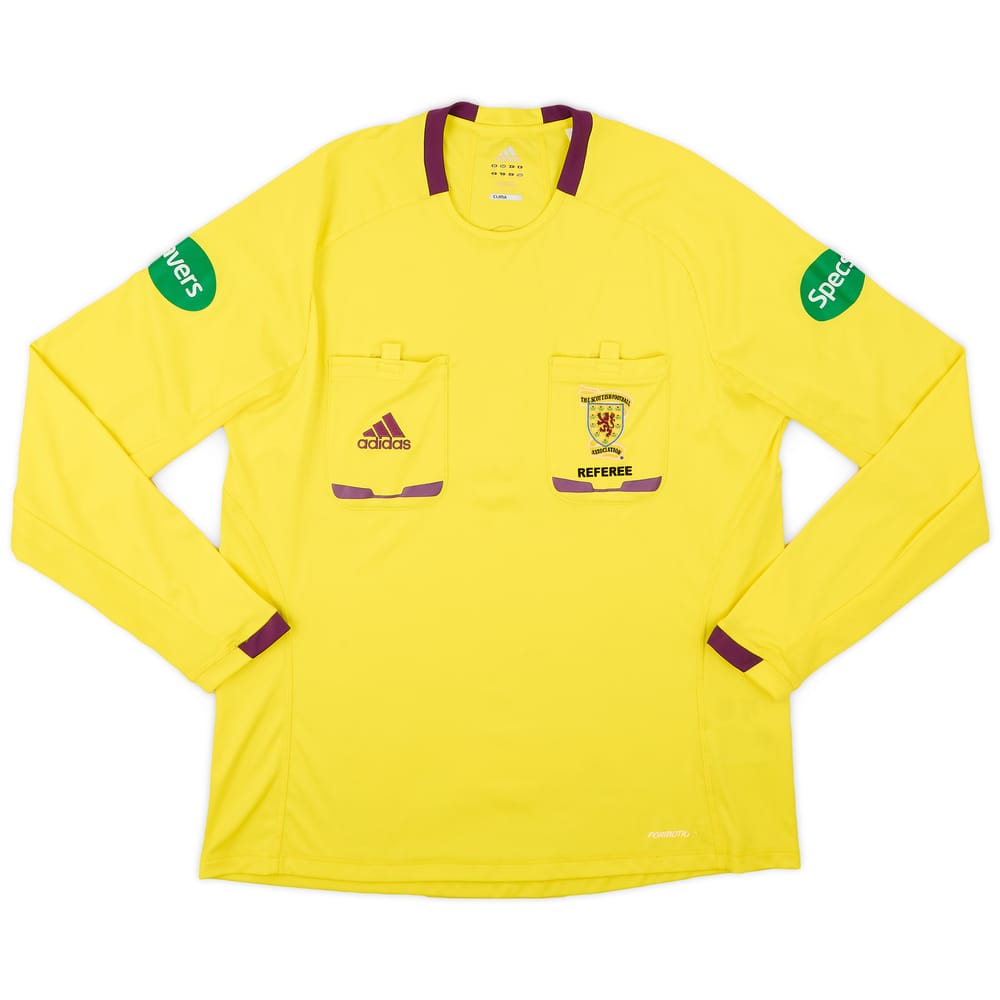 2012-13 Scotland adidas Referee L/S Shirt - 9/10 - (XL)