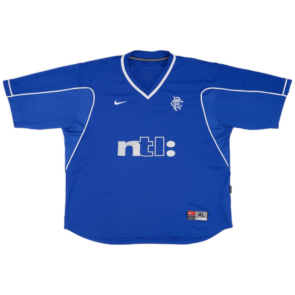 1999-01 Rangers Home Shirt - 5/10 - (XL)