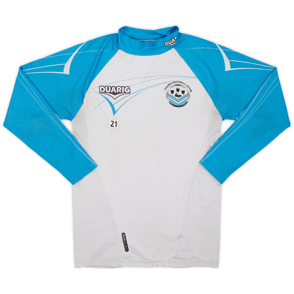 2011-12 Tours Duarig Player Issue Training L/S Shirt #21 - 6/10 - (L)