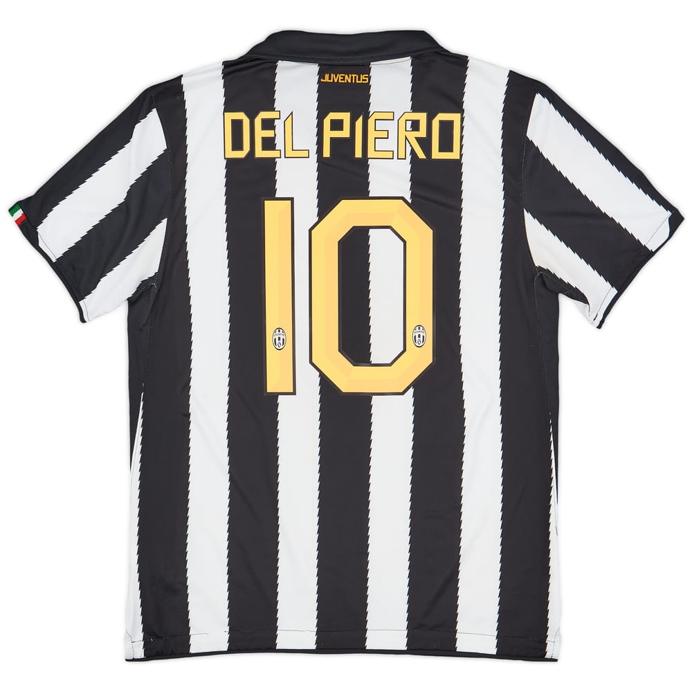 2010-11 Juventus Home Shirt Del Piero #10 - 8/10 - (L)