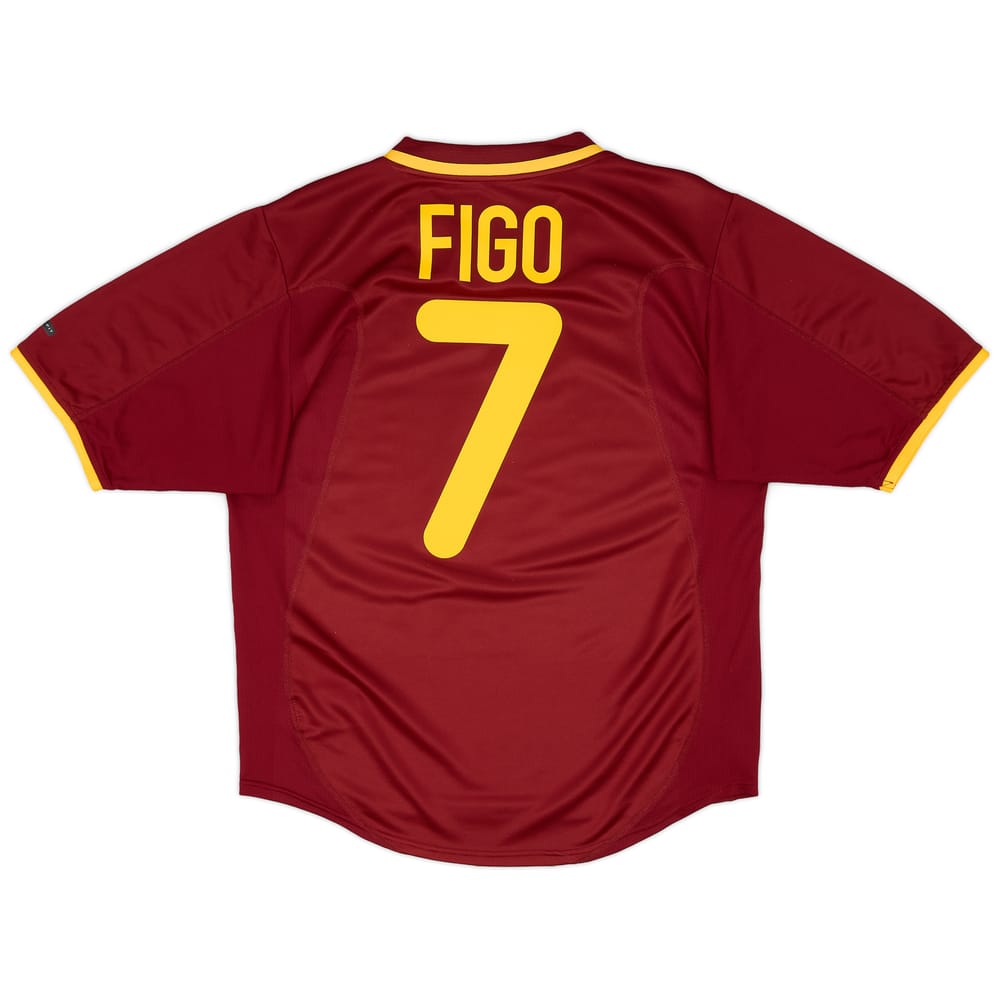 2000-02 Portugal Home Shirt Figo #7 - 8/10 - (S)