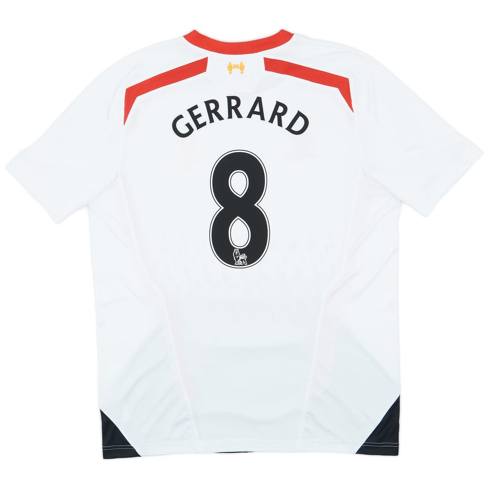2013-14 Liverpool Away Shirt Gerrard #8 - 9/10 - (XXL)