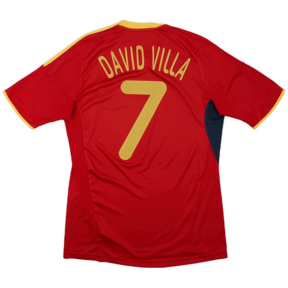 2009 Spain Home Shirt David Villa #7 - 7/10 - (M)