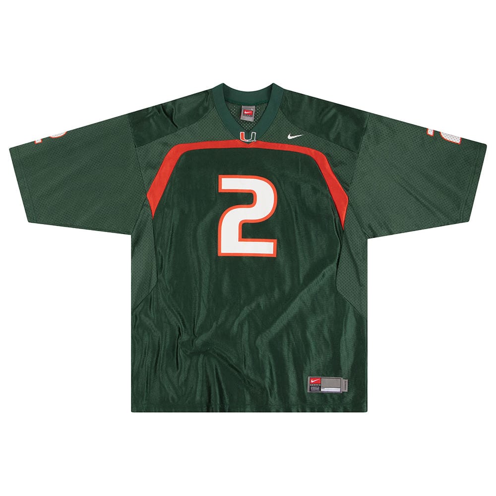 2008 Miami Hurricanes Cooper #2 Nike Jersey (Home) L