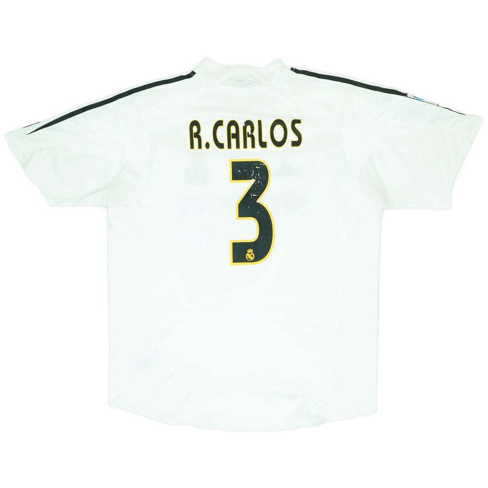 2004-05 Real Madrid Home Shirt R. Carlos #3 - 5/10 - (L)