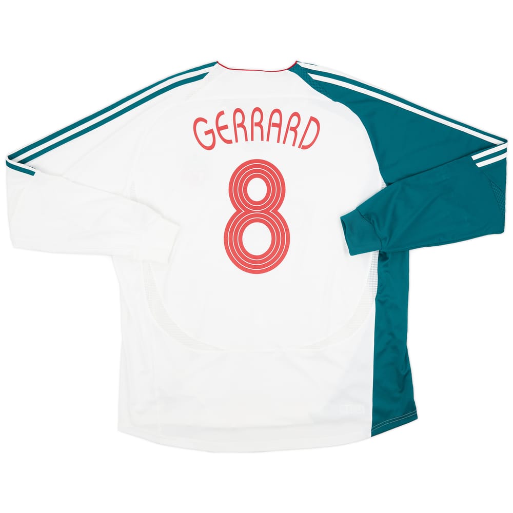 2006-07 Liverpool Third L/S Shirt Gerrard #8 - 6/10 - (XXL)