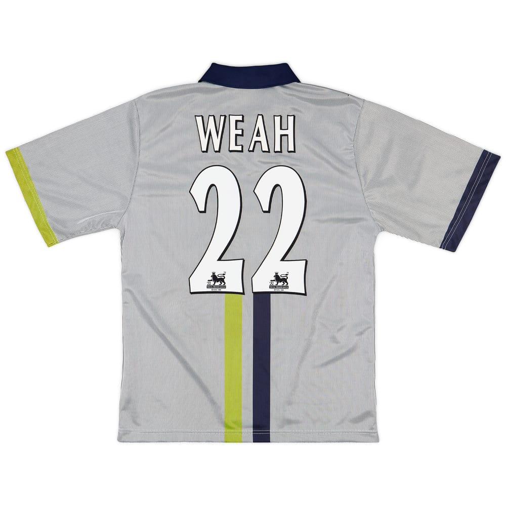 2000-02 Manchester City Away Shirt Weah #22 - 8/10 - (S)