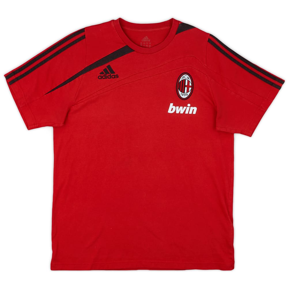 2009-10 AC Milan adidas Cotton Shirt - 8/10 - (S)