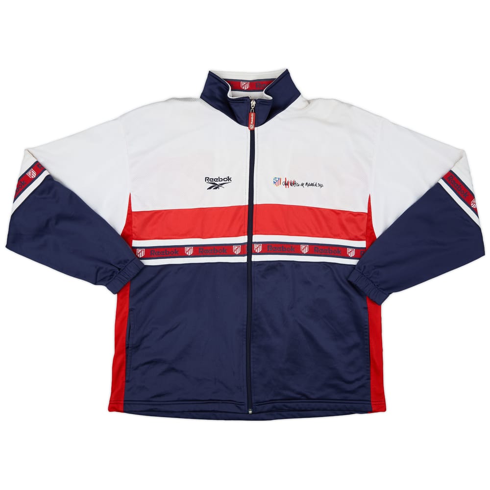 1999-00 Atletico Madrid Reebok Track Jacket - 8/10 - (XXL)