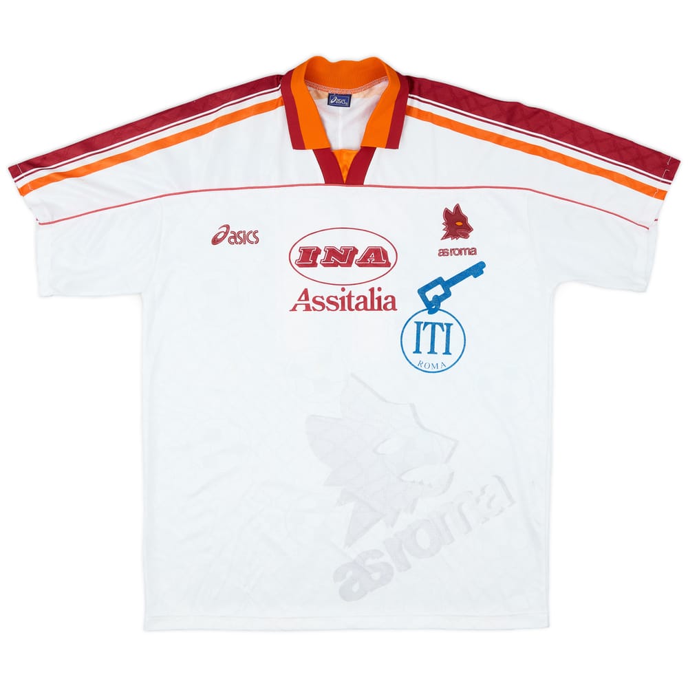 1995-96 Roma Away Shirt #11 - 9/10 - (XL)