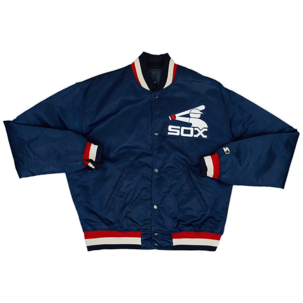 1980s Chicago White Sox Starter Satin Varsity Jacket - 7/10 - (L)