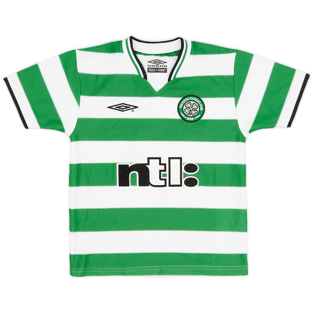 2001-03 Celtic Home Shirt - 6/10 - (4-5 Years)