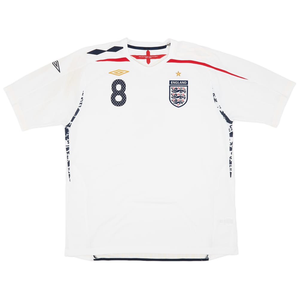 2007-09 England Home Shirt Lampard #8 - 6/10 - (XXL)