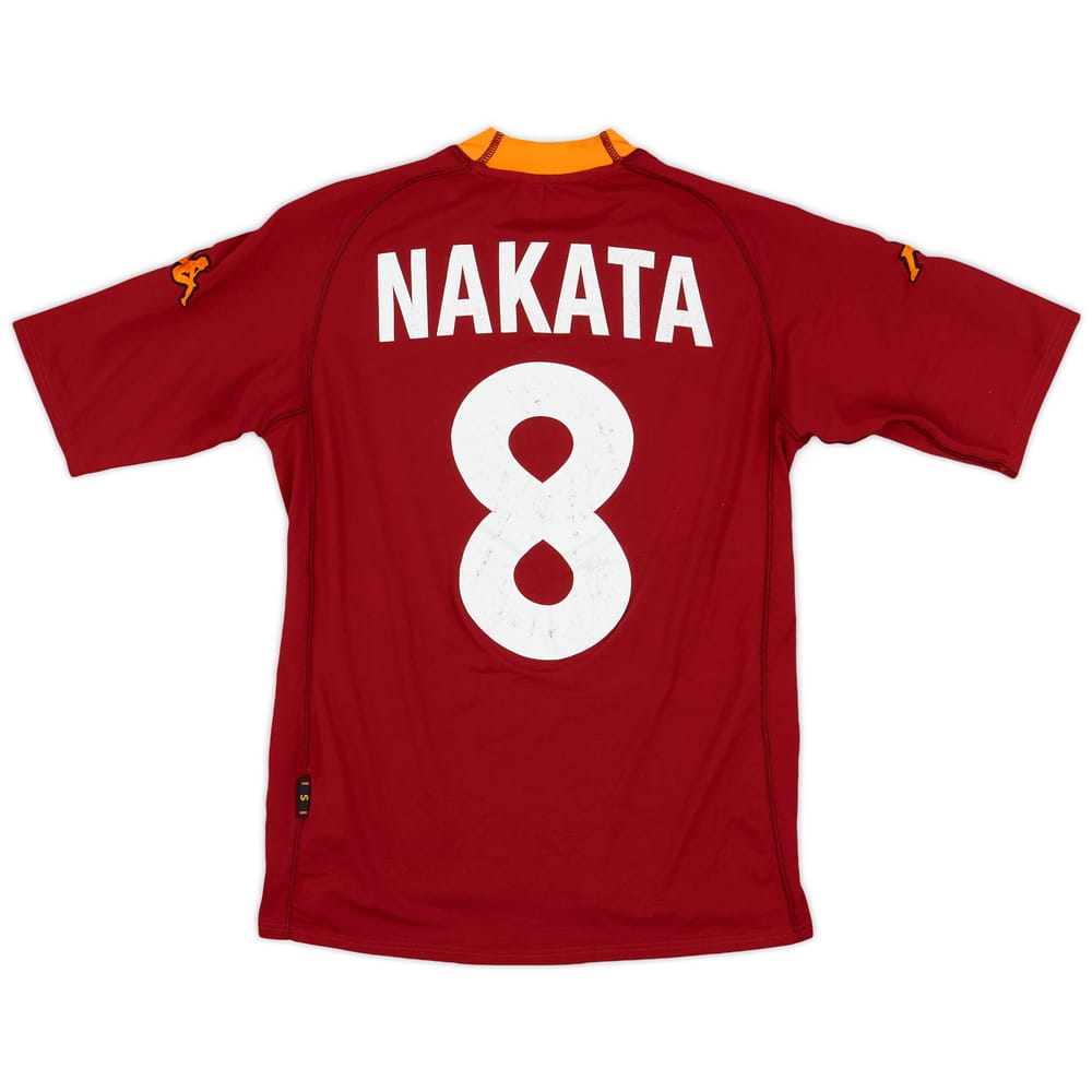 2000-01 Roma Home Shirt Nakata #8 - 6/10 - (S)