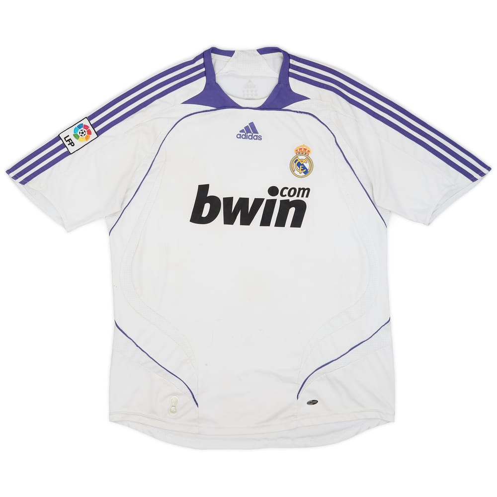 2007-08 Real Madrid Home Shirt - 5/10 - (XL)