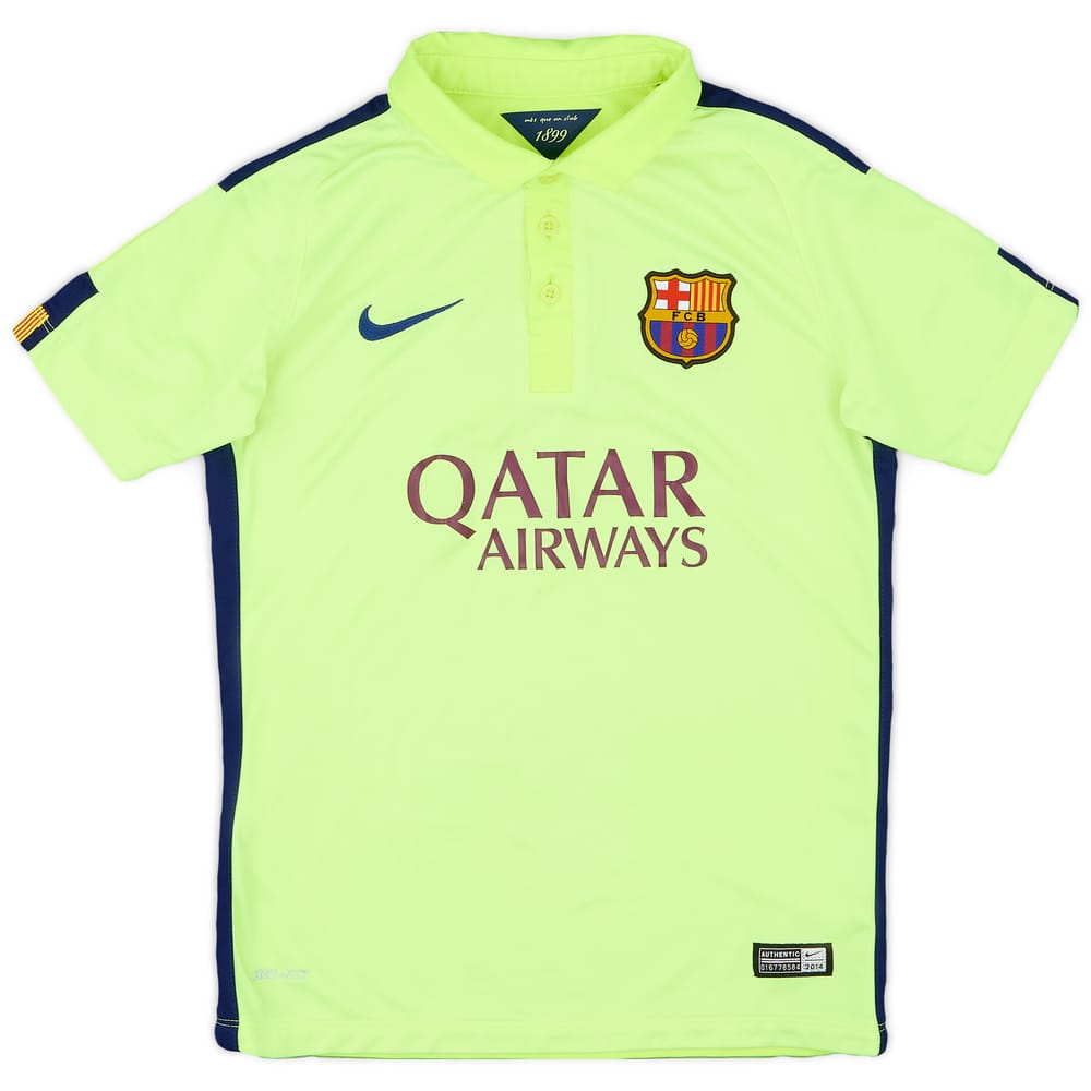 2014-15 Barcelona Third Shirt - 7/10 - (M.Boys)