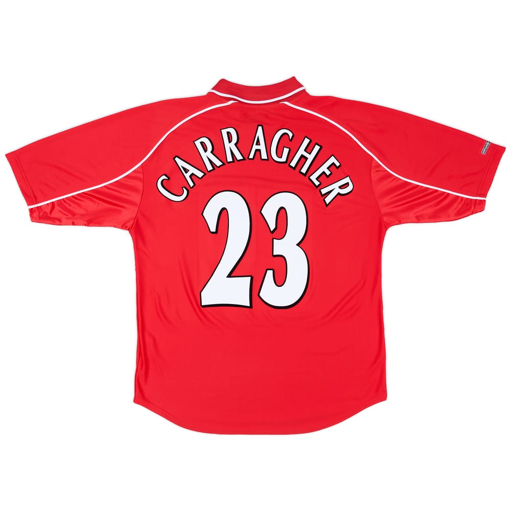 2000-02 Liverpool Home Shirt Carragher #23 - 8/10 - (L)