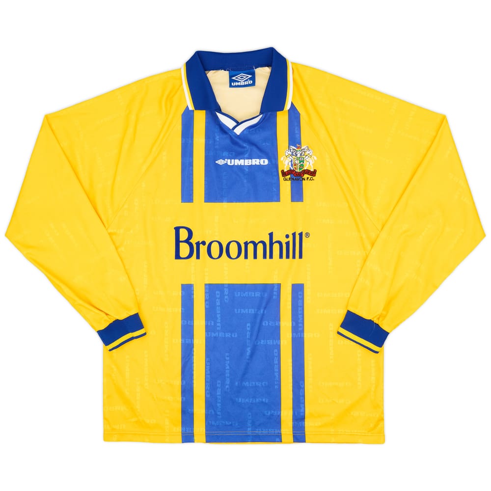 1998-00 Glenavon Away L/S Shirt - 9/10 - (L)
