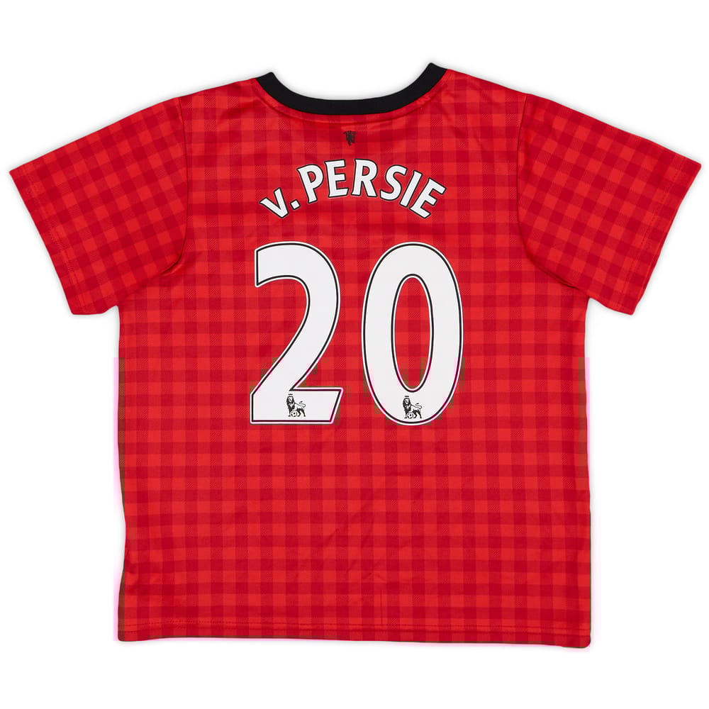 2012-13 Manchester United Home Shirt v. Persie #20 - 6/10 - (7-8 Years)