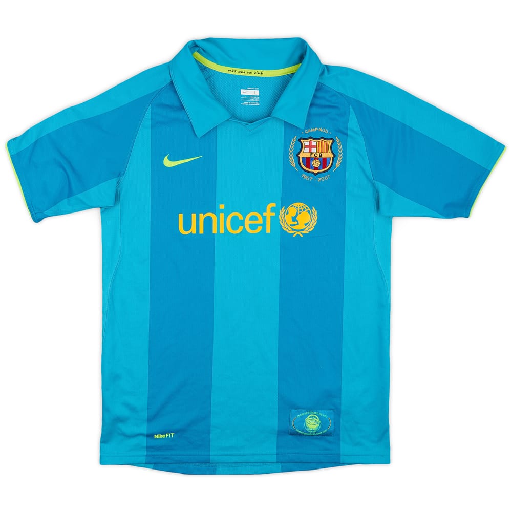 2007-09 Barcelona Away Shirt - 7/10 - (L.Boys)