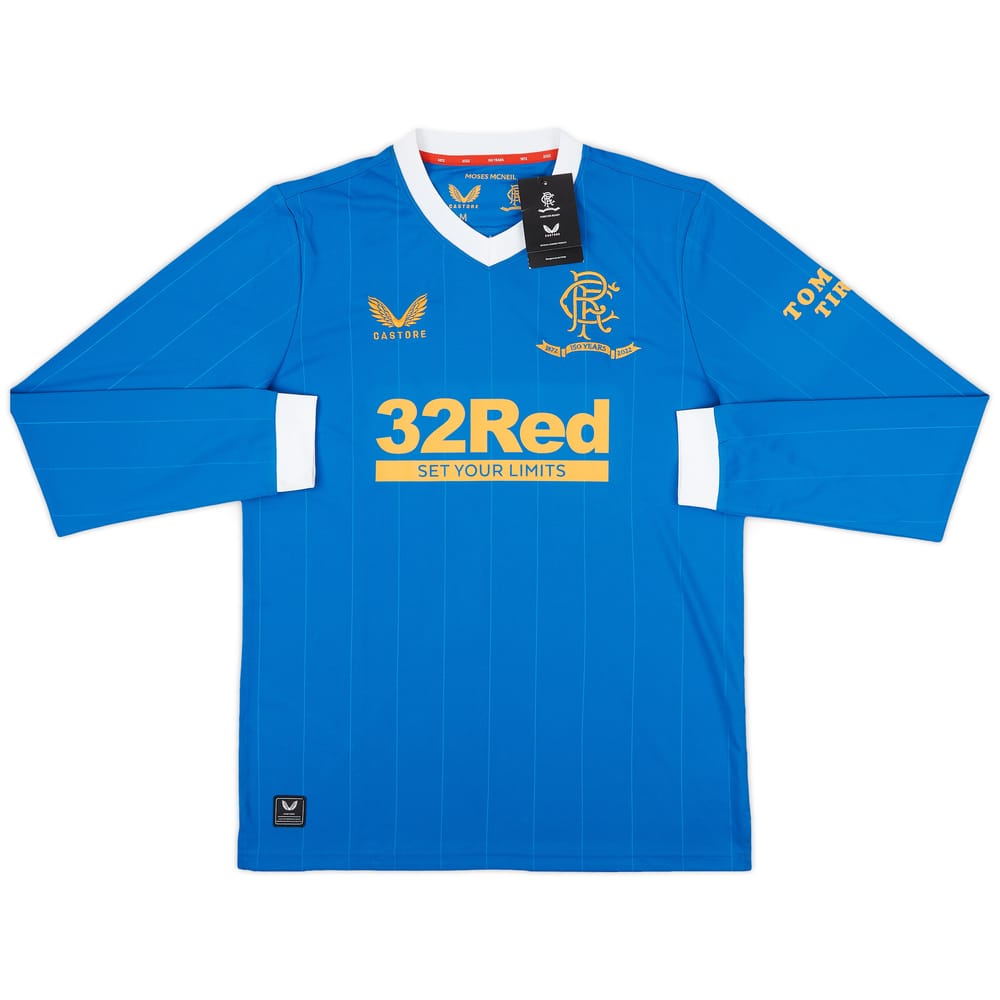 2021-22 Rangers Home L/S Shirt (M)