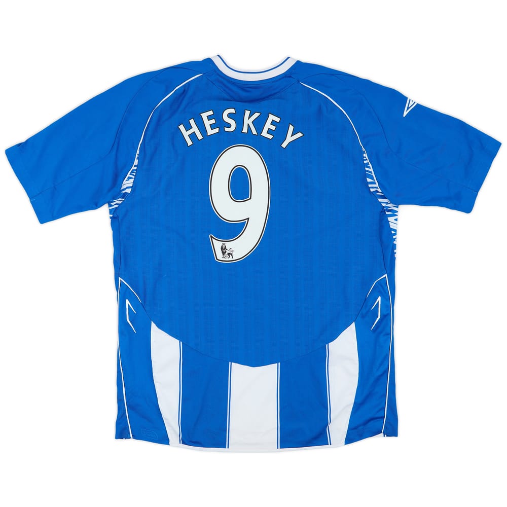 2007-08 Wigan Home Shirt Heskey #9 - 6/10 - (L)