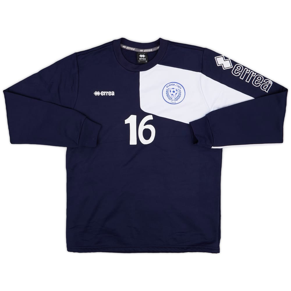 2010-11 Al-Nasr Errea Player Issue Sweat Top #16 - 9/10 - (S)