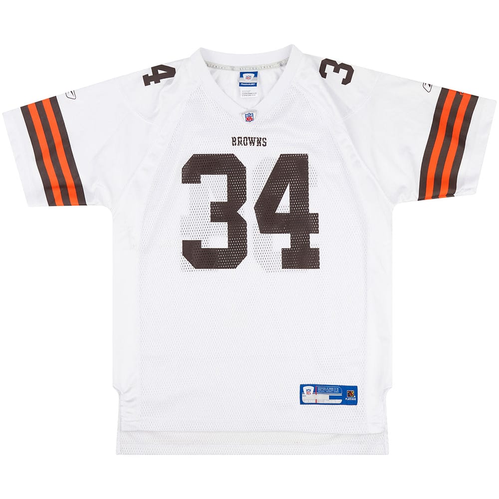 2005-06 Cleveland Browns Droughns #34 Reebok On Field Jersey (Away) Y