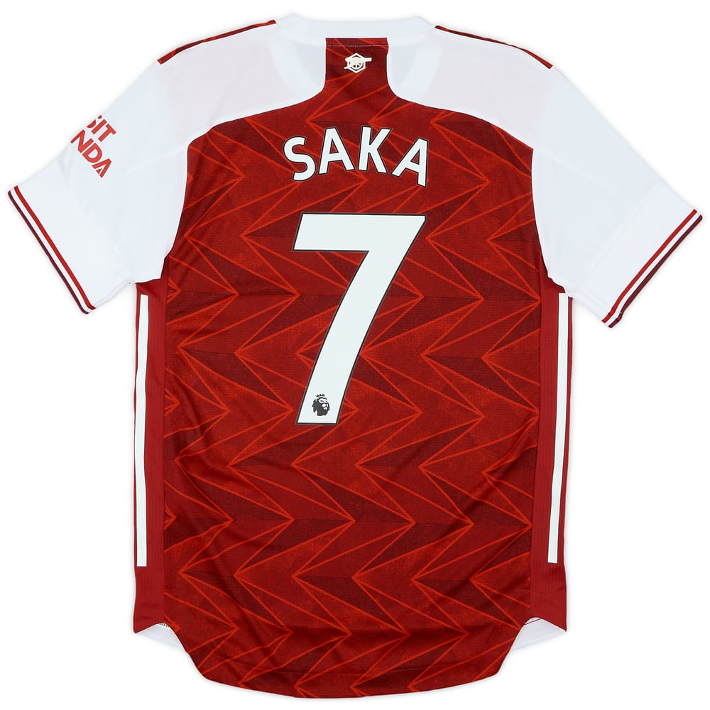 2020-21 Arsenal Authentic Home Shirt Saka #7 - 9/10 - (S)