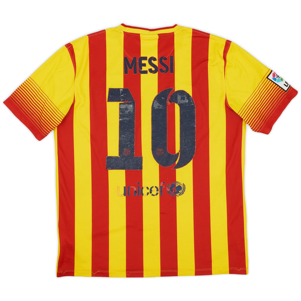 2013-15 Barcelona Away Shirt Messi #10 - 5/10 - (L)