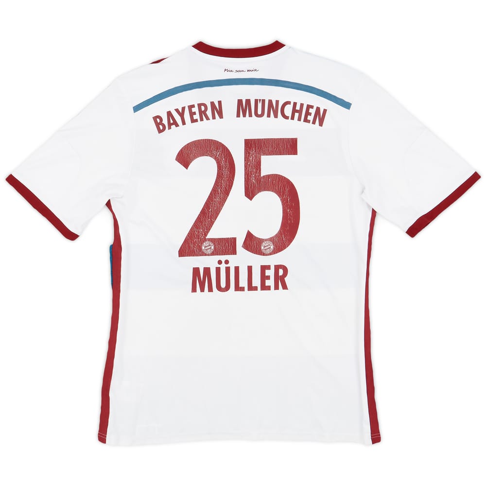 2014-15 Bayern Munich Away Shirt Muller #25 - 6/10 - (L)
