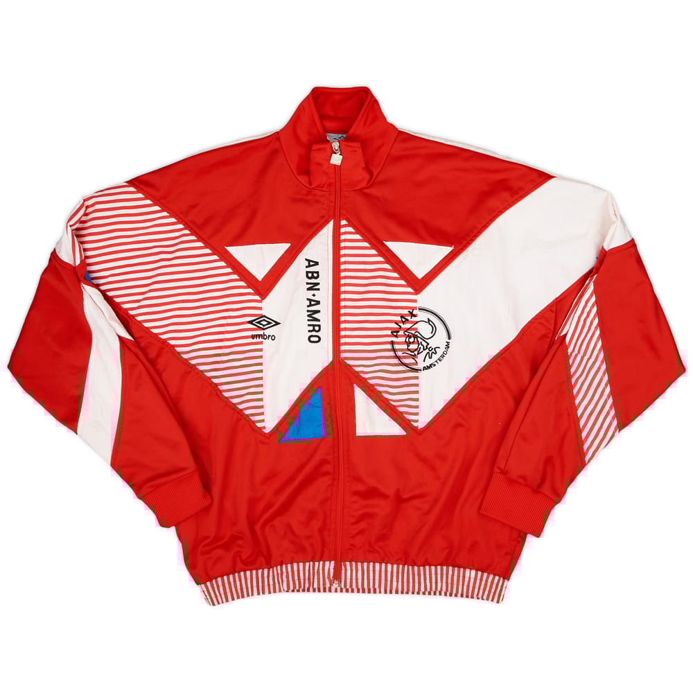 1991-92 Ajax Umbro Track Jacket - 8/10 - (L)