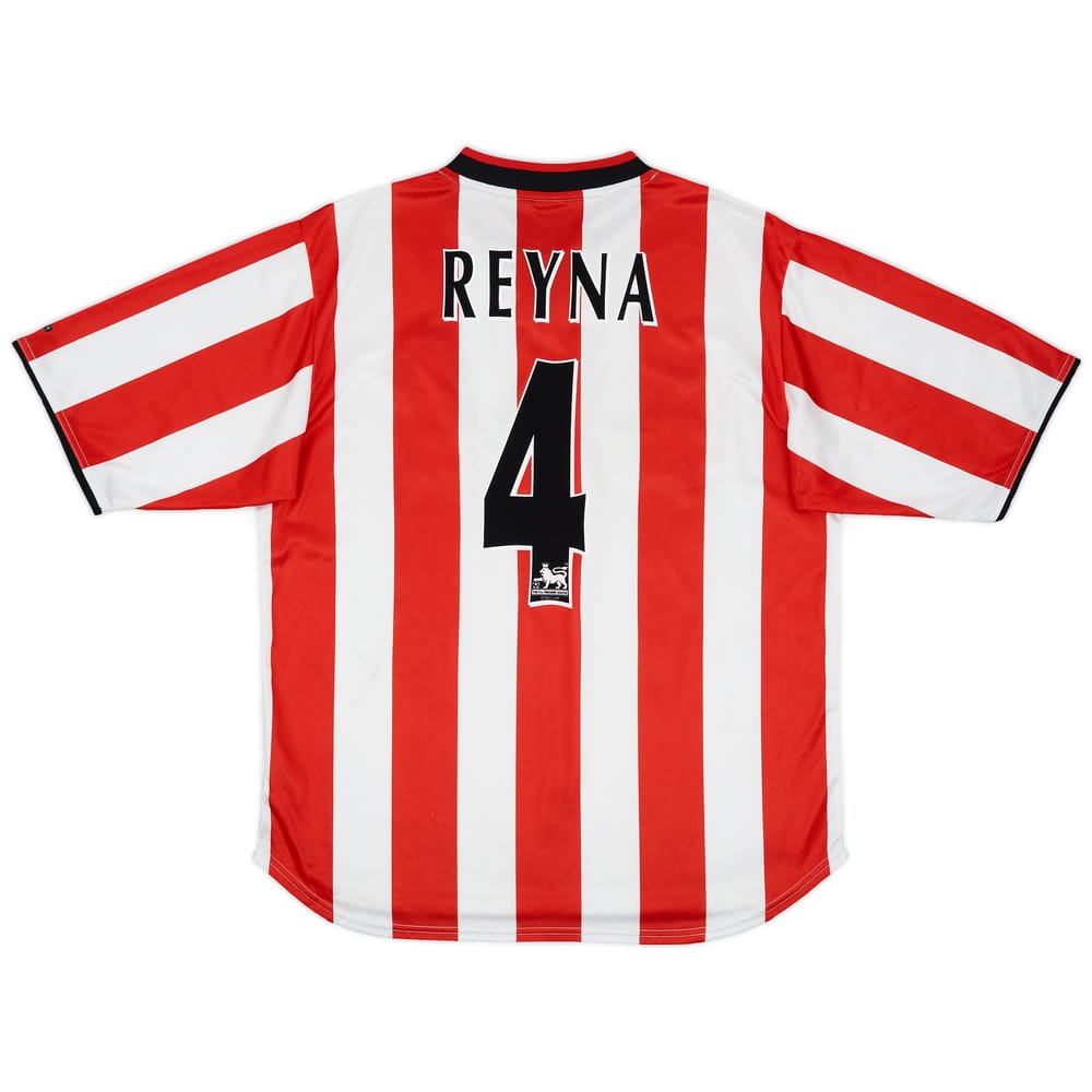 2000-02 Sunderland Home Shirt Reyna #4 - 6/10 - (L)