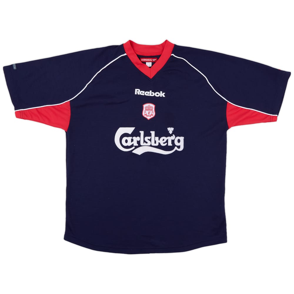 2000-01 Liverpool Umbro Training Shirt - 8/10 - (M)