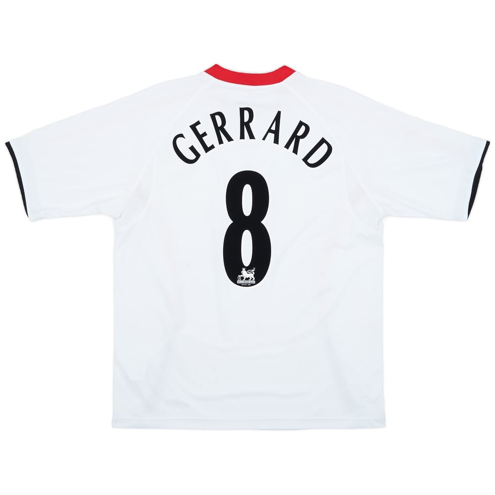 2005-06 Liverpool Away Shirt Gerrard #8 - 8/10 - (L)