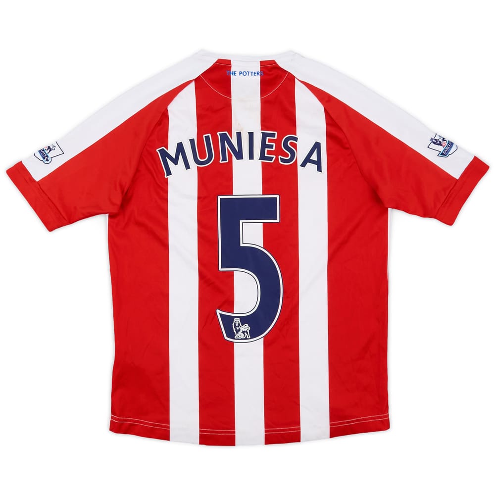 2014-15 Stoke City Home Shirt Muniesa #5 - 6/10 - (M.Boys)