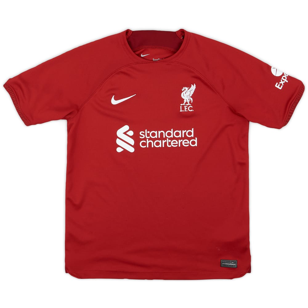 2022-23 Liverpool Home Shirt - 9/10 - (XL.Boys)