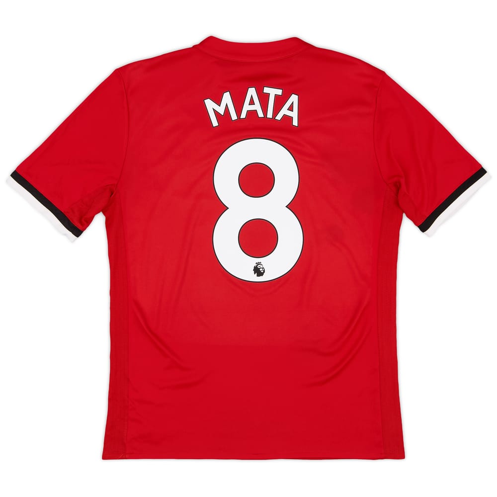 2017-18 Manchester United Home Shirt Mata #8 - 6/10 - (XL.Boys)