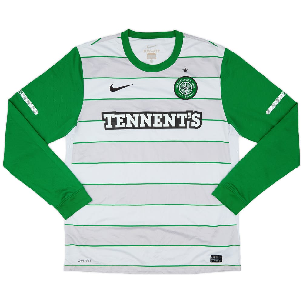 2011-12 Celtic Away L/S Shirt - 5/10 - (L)