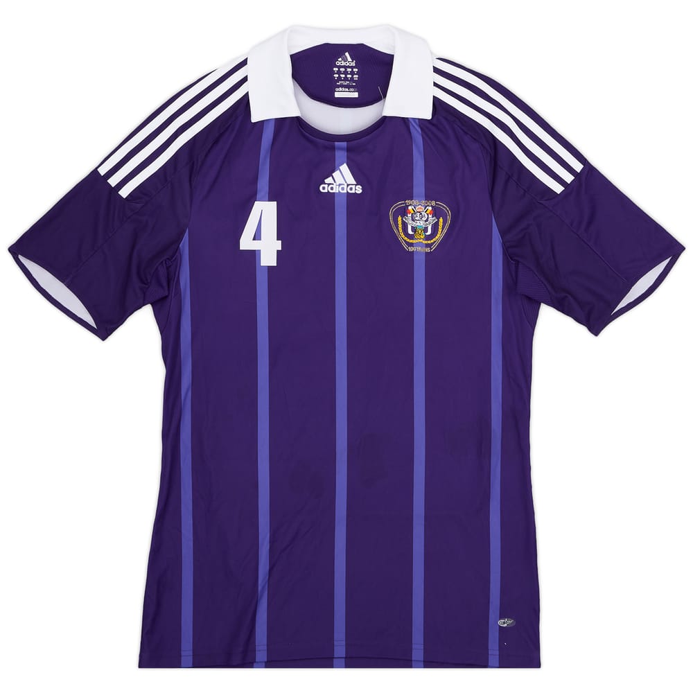 2008-09 Anderlecht Centenary Away Shirt #4 - 8/10 - (M)