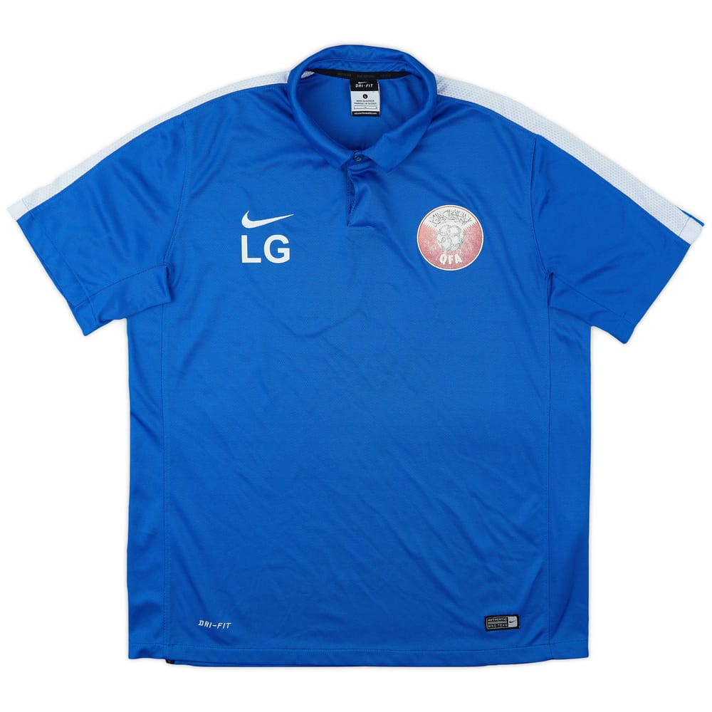 2015-16 Qatar Staff Issue Nike Polo Shirt LG - 6/10 - (L)