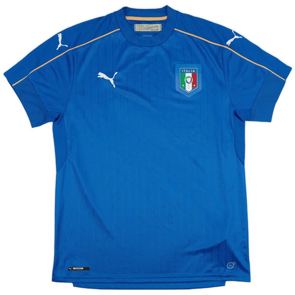2016-17 Italy Home Shirt - 9/10 - (L)