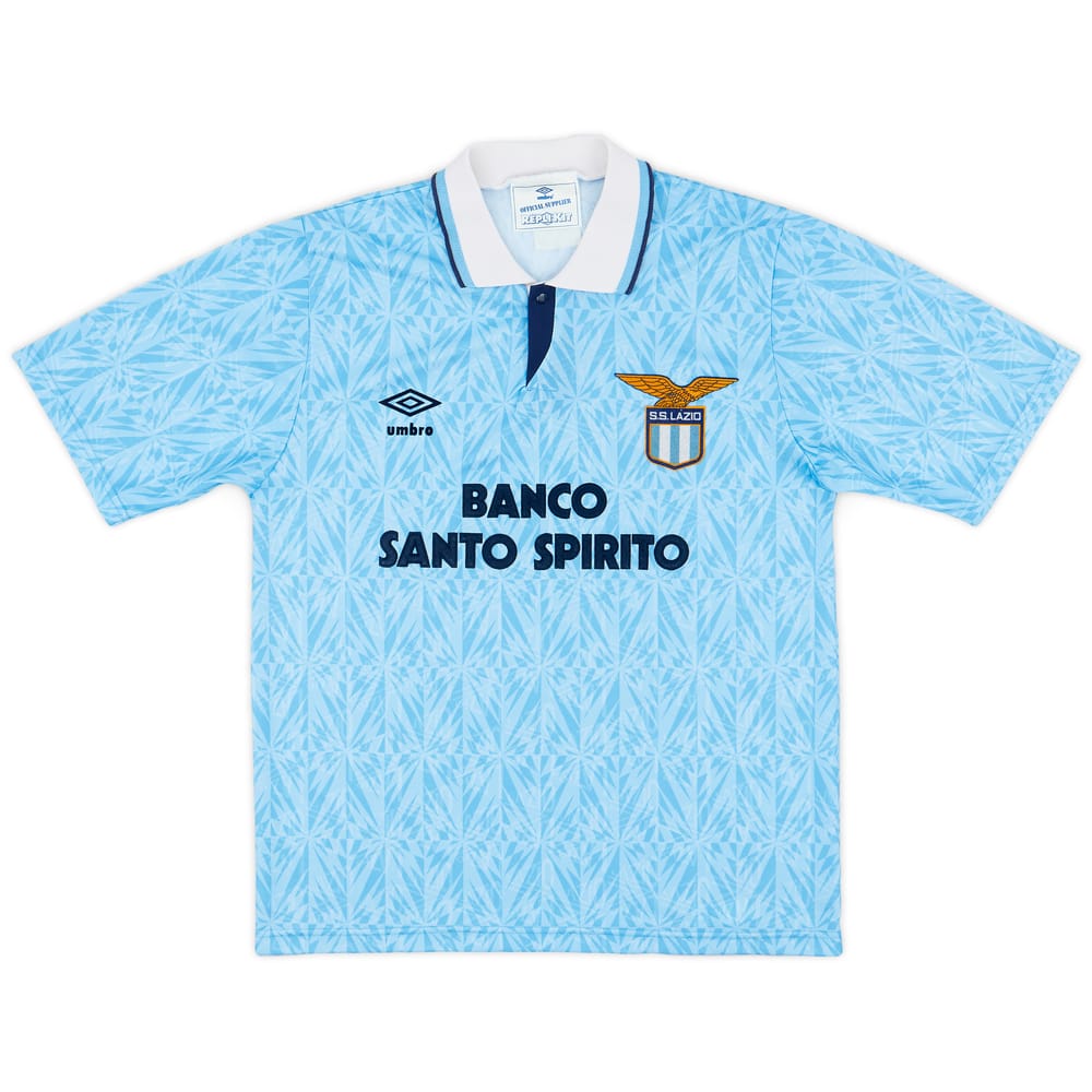 1991-92 Lazio Home Shirt - 8/10 - (M)