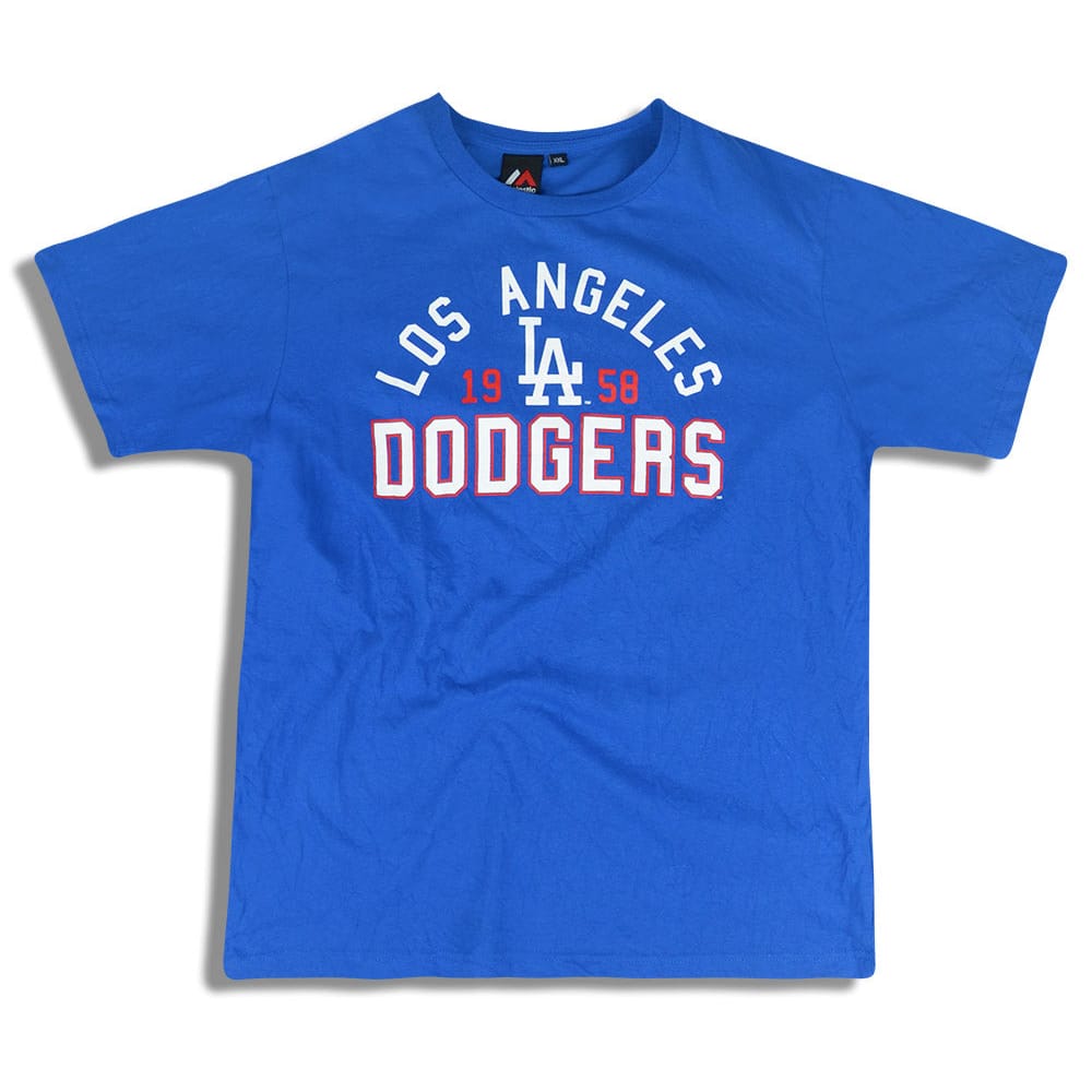 2010s LA Dodgers Majestic Tee Y