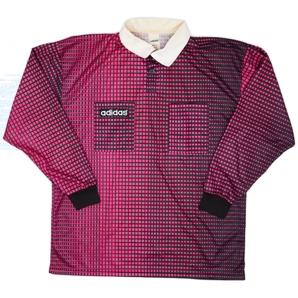 1990s adidas Referee Template L/S Shirt - 7/10 - (L)