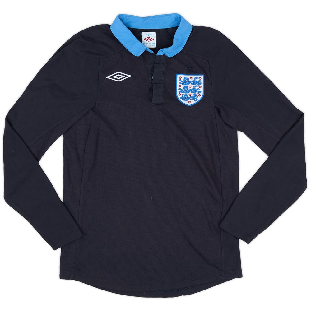 2011-12 England Away L/S Shirt - 9/10 - (S)