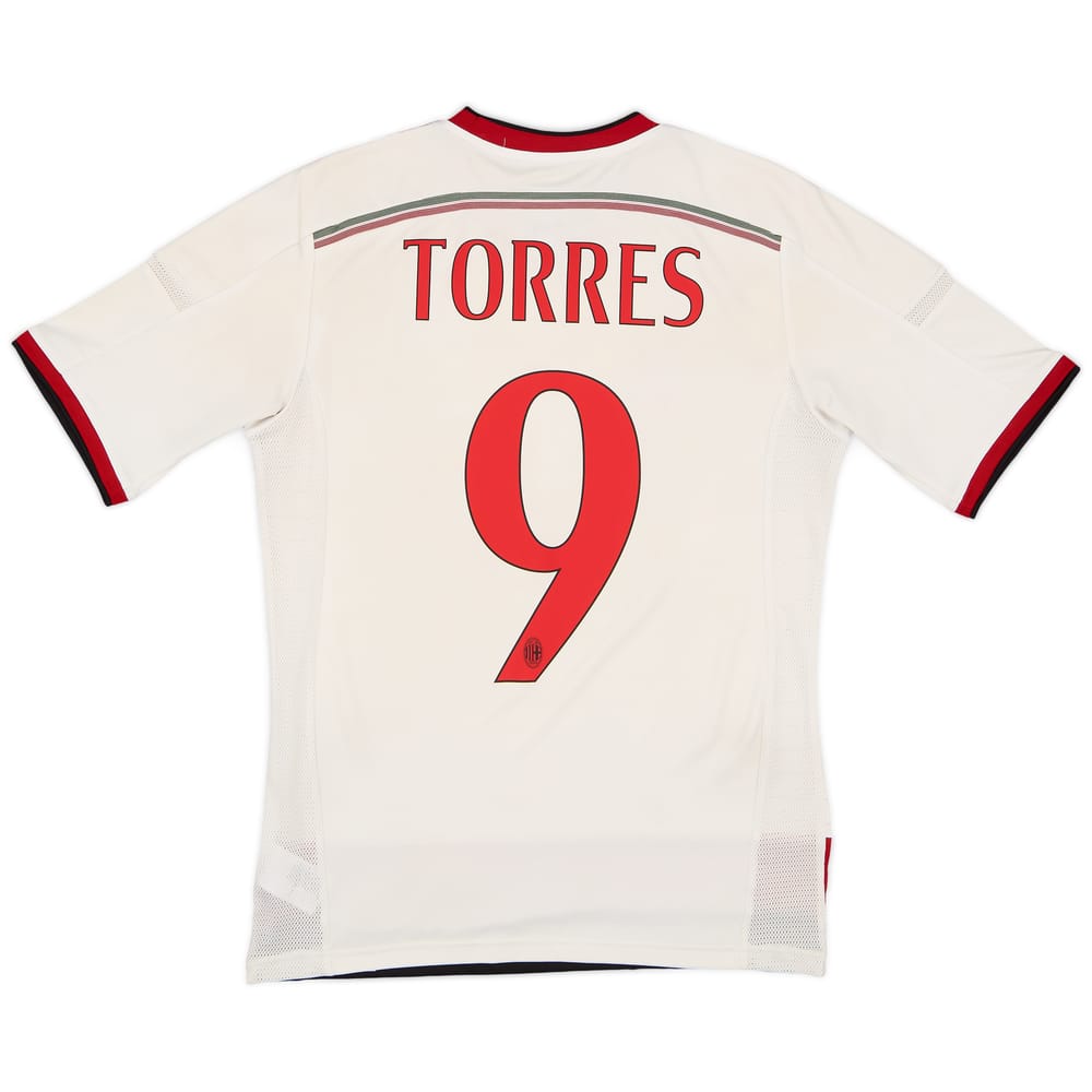 2014-15 AC Milan Away Shirt Torres #9 - 5/10 - (S)