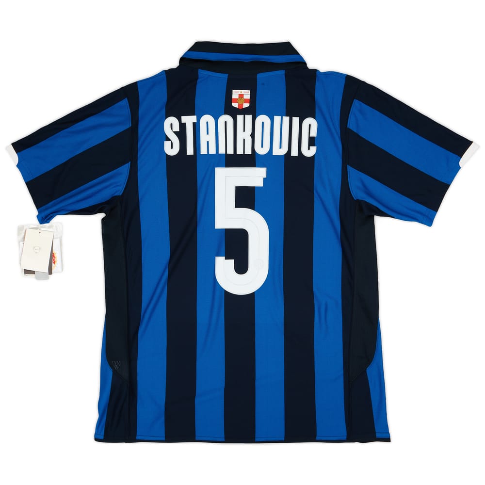 2007-08 Inter Milan Centenary Home Shirt Stankovic #5 (L)