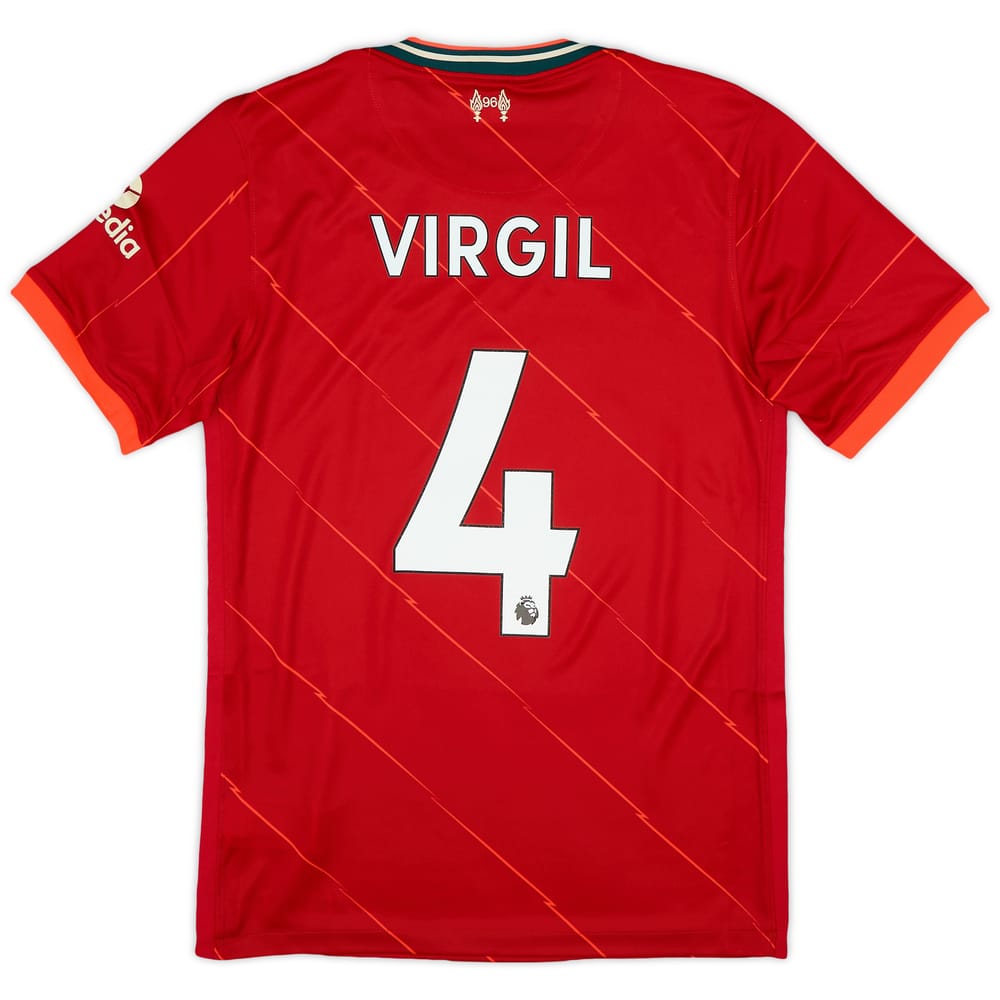 2021-22 Liverpool Home Shirt Virgil #4 (S)
