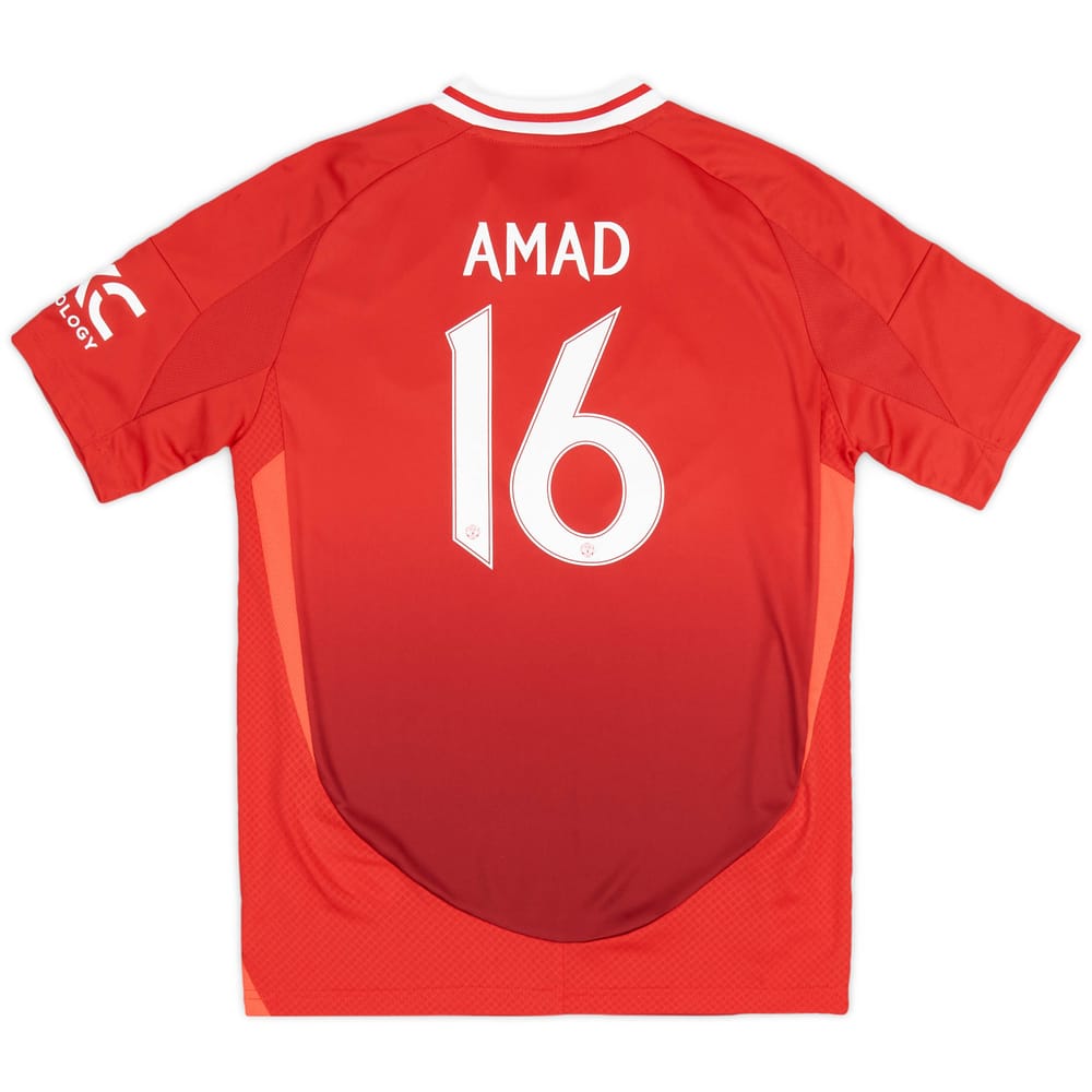 2024-25 Manchester United Home Shirt Amad #16 (KIDS)